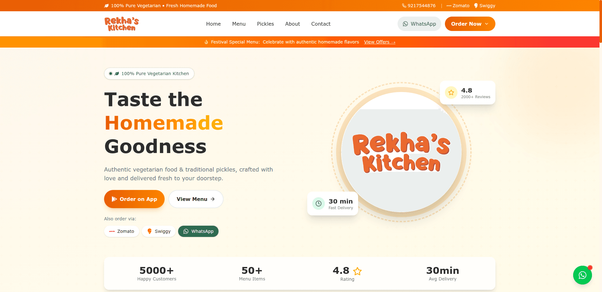 Rekha's Kitchen screenshot