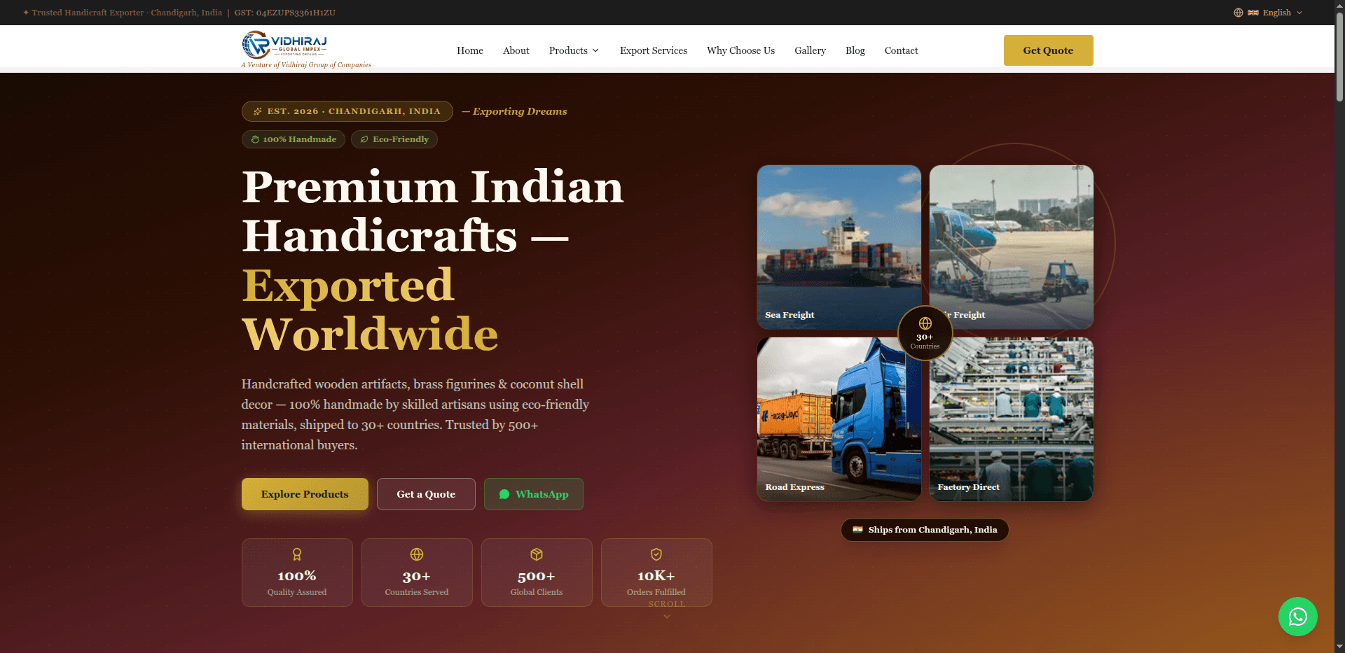 Vidhiraj Group of Companies screenshot